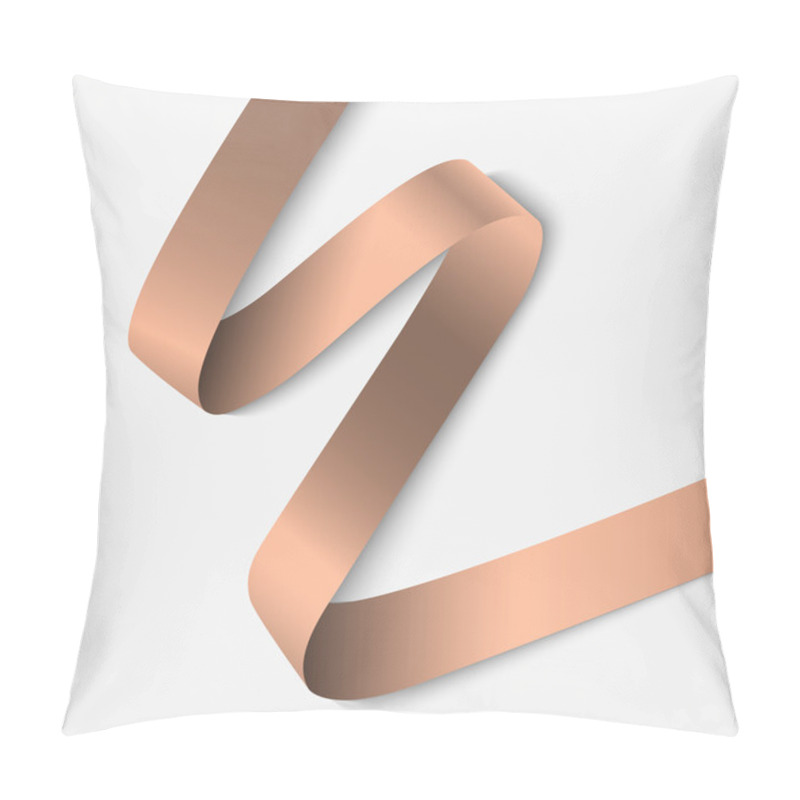 Personality  Elegant Ribbon Banner With Shadow Pillow Covers