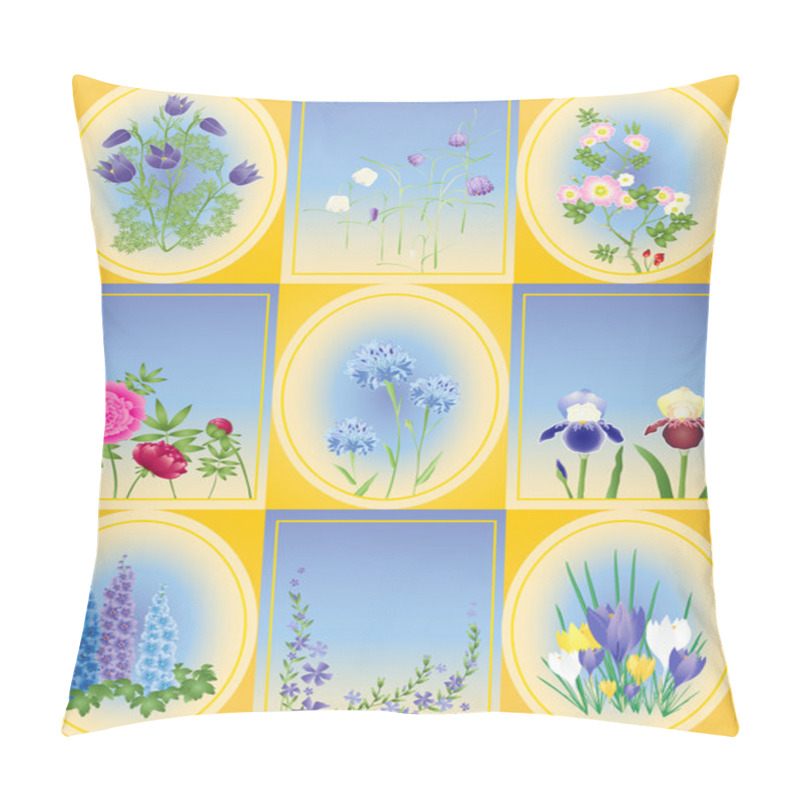 Personality  Spring And Summer Flowers Pillow Covers