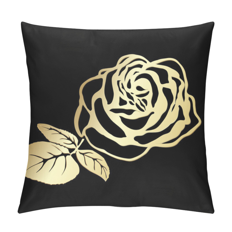 Personality  Rose Sketch Pillow Covers