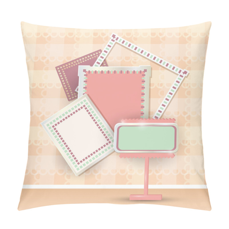 Personality  Elegant Card Vector Illustration Pillow Covers