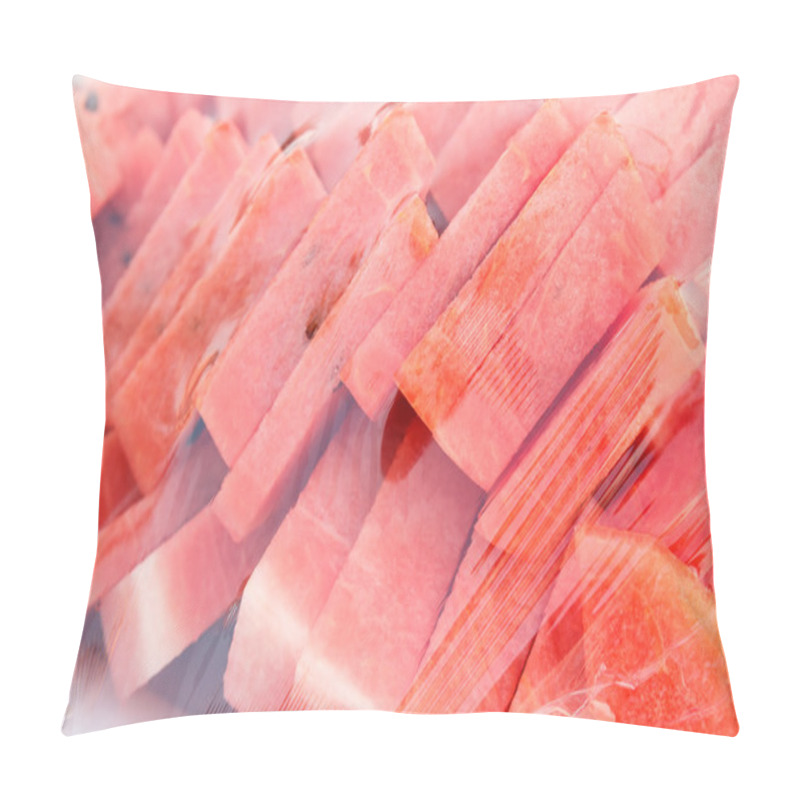 Personality  Watermelon In Plastic Wrap Pillow Covers