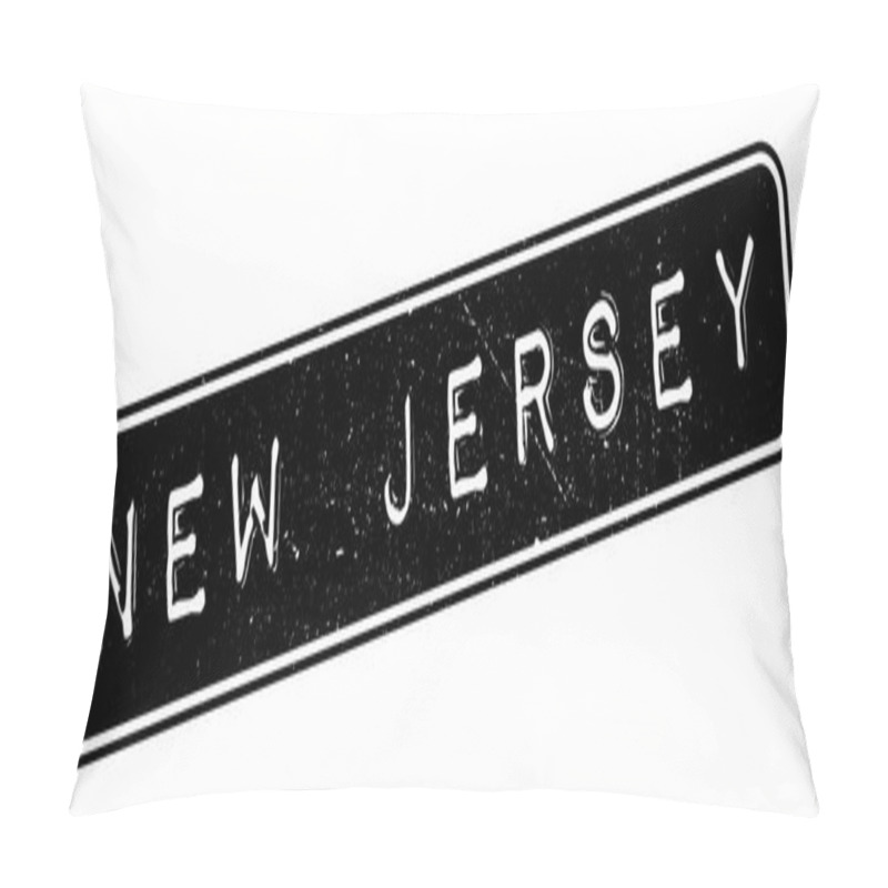 Personality  New Jersey Rubber Stamp Pillow Covers