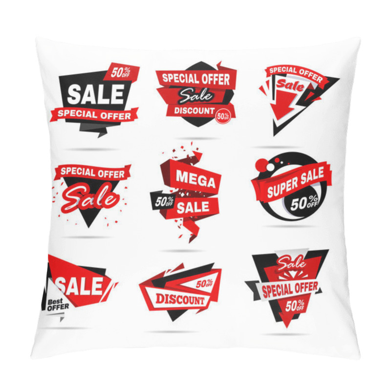 Personality  Super Sale Poster, Banner. Big Sale, Clearance. Pillow Covers