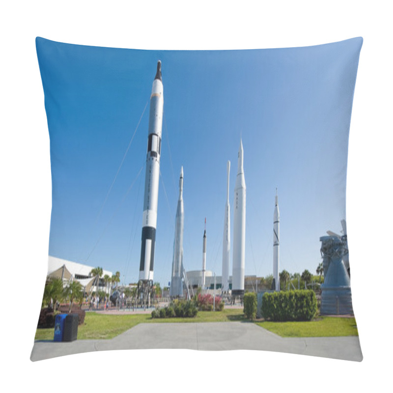 Personality  Rocket Garden Of Kennedy Space Center Pillow Covers