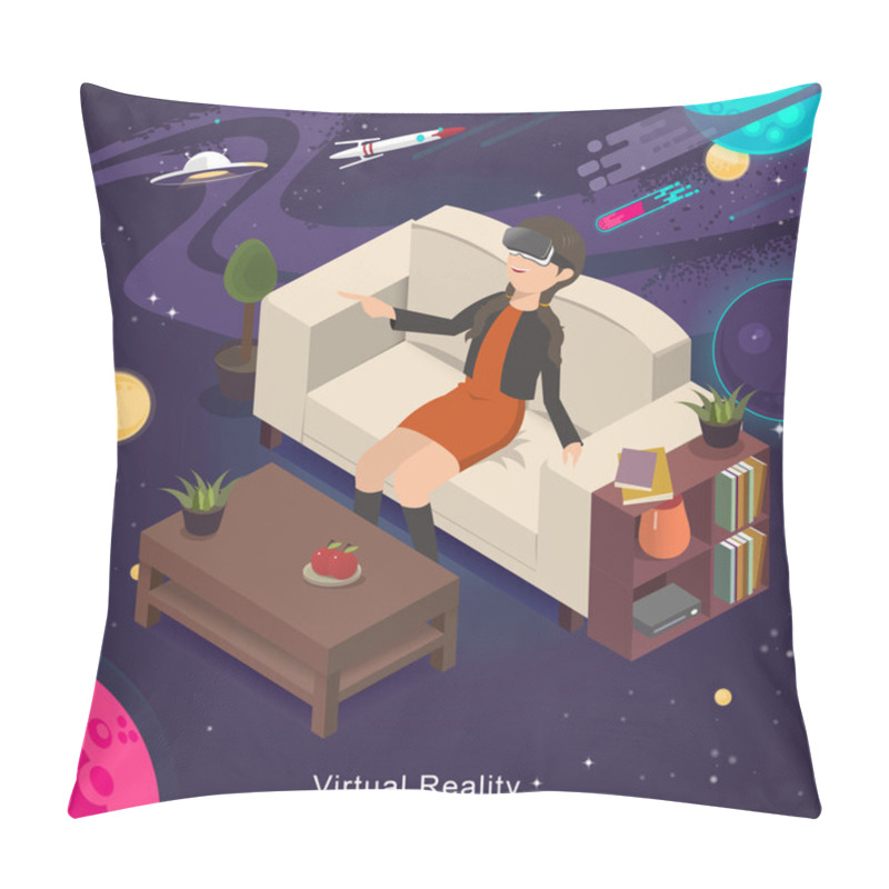 Personality  Virtual Reality Experience Pillow Covers