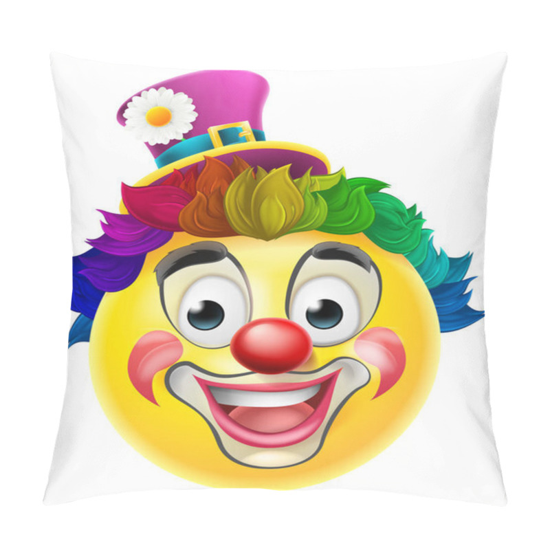 Personality  Clown Emoji Emoticon Pillow Covers