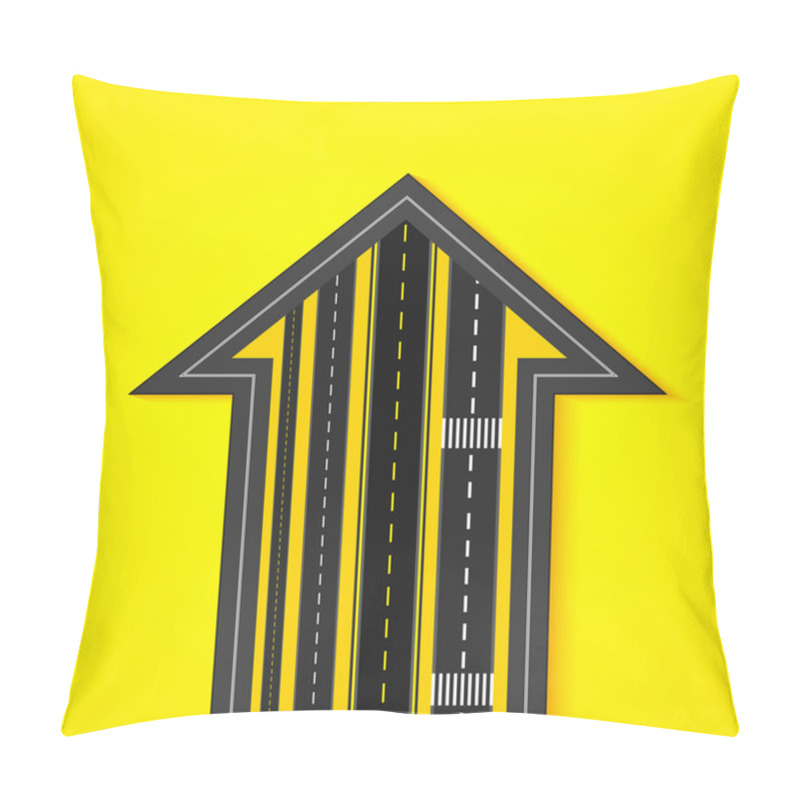 Personality  Road Arrow Icon Pillow Covers