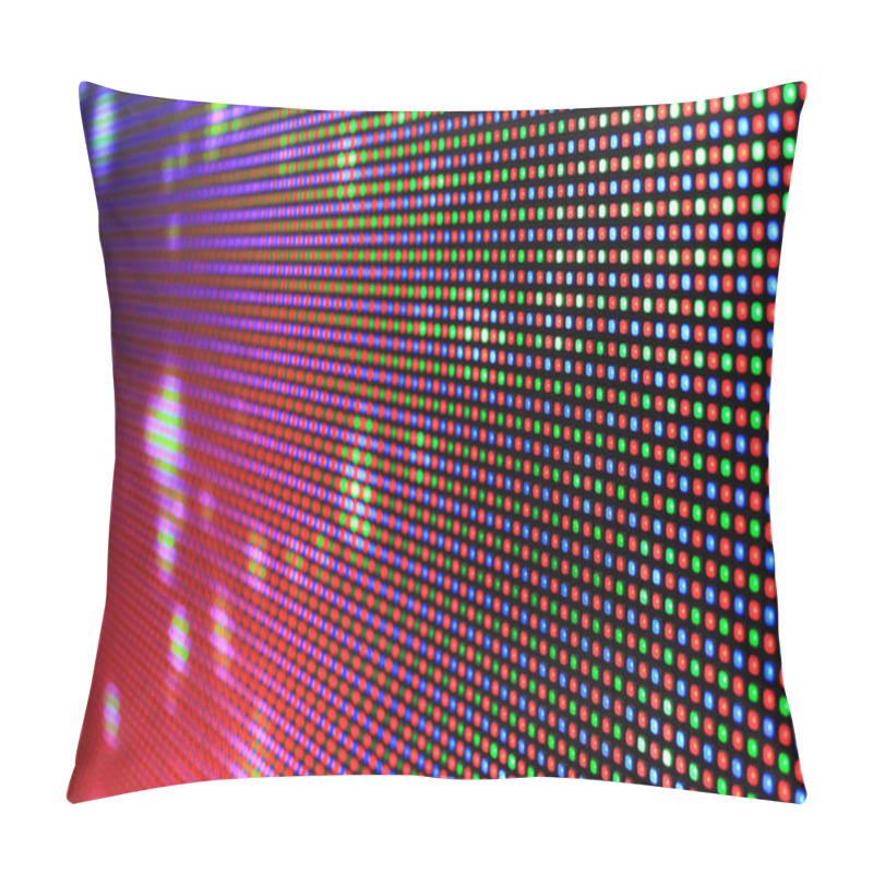 Personality  Led Screen - Rgb Background Pillow Covers