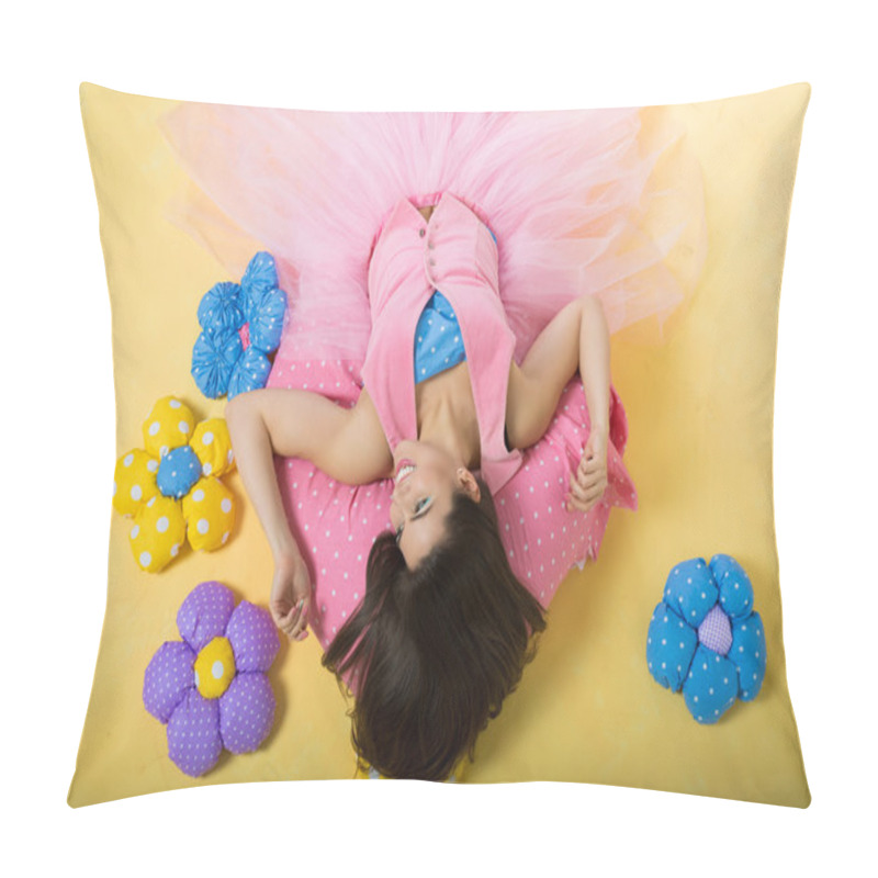 Personality  Daydreaming Girl In A Fantasy Setting Pillow Covers