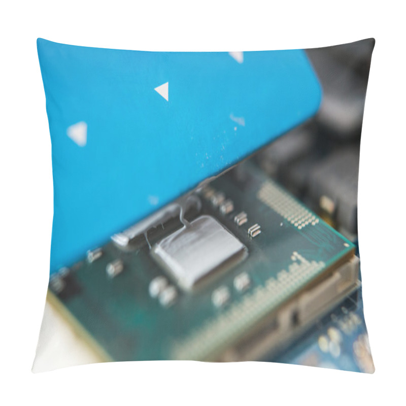 Personality  Microchips On Circuit Board Pillow Covers