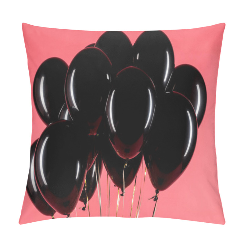 Personality  Pack Of Black Balloons Pillow Covers