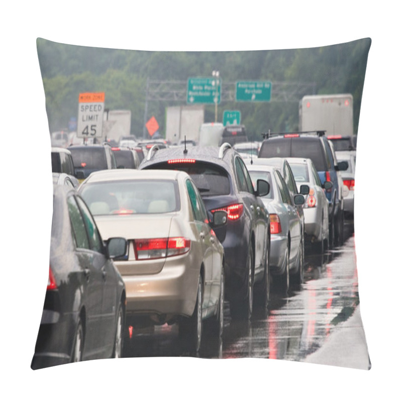 Personality  Traffic Jam Pillow Covers