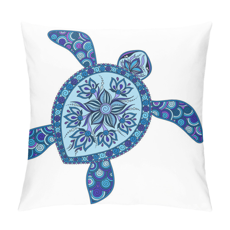 Personality  Decorative Graphic Turtle, Tattoo Style Pillow Covers