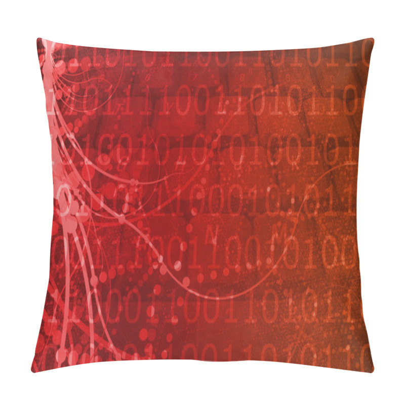 Personality  Biotech Futuristic Alien Background Pillow Covers