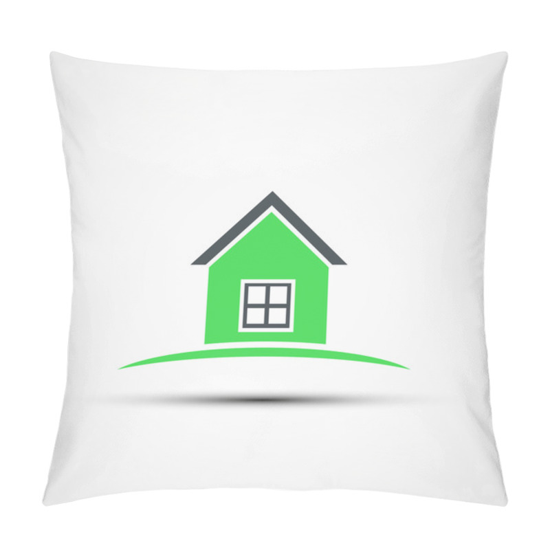 Personality  Vector Icon Of Real Estate Pillow Covers