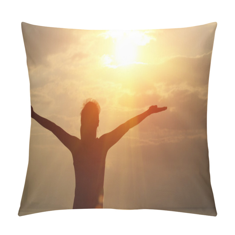 Personality  Woman Open Arms Pillow Covers