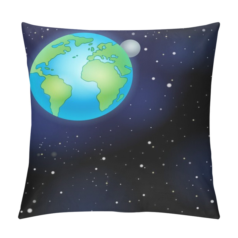 Personality  Image With Space Theme 5 Pillow Covers