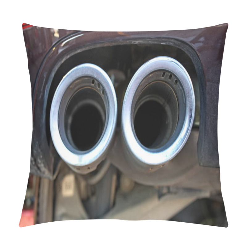 Personality  Car Exhaust Pipe Or Car Muffler Pillow Covers