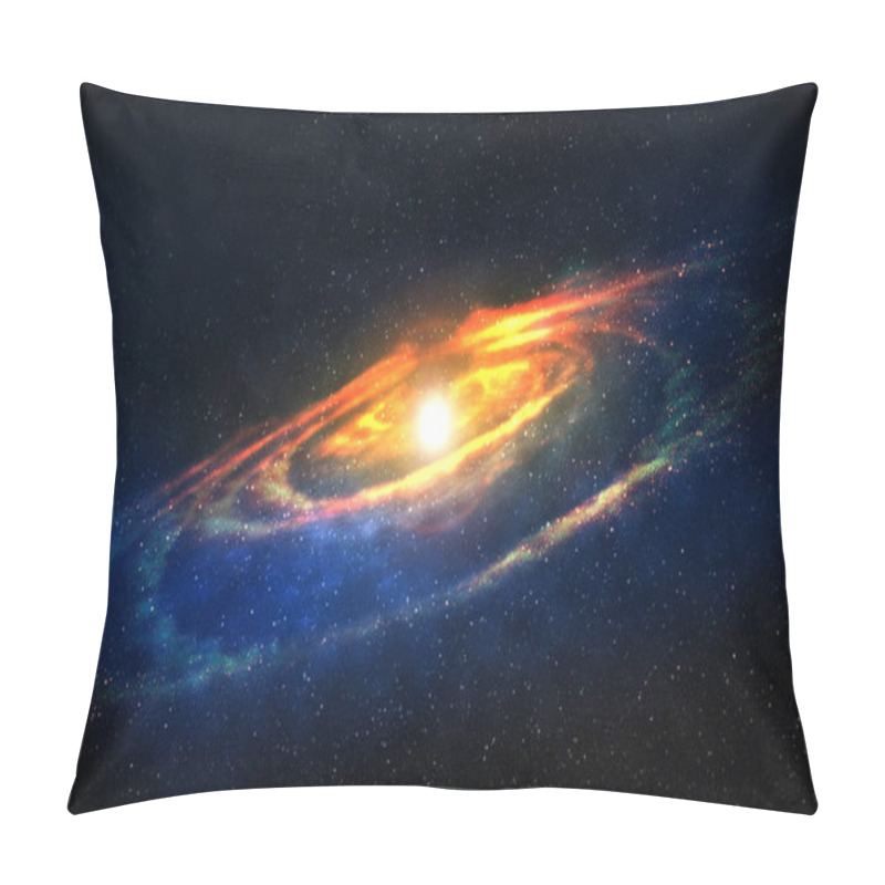 Personality  Galaxy With Nebula, Stardust And Bright Shining Stars Pillow Covers