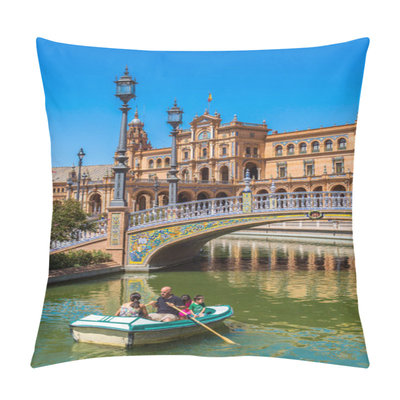 Personality  Spanish Square In Sevilla Pillow Covers