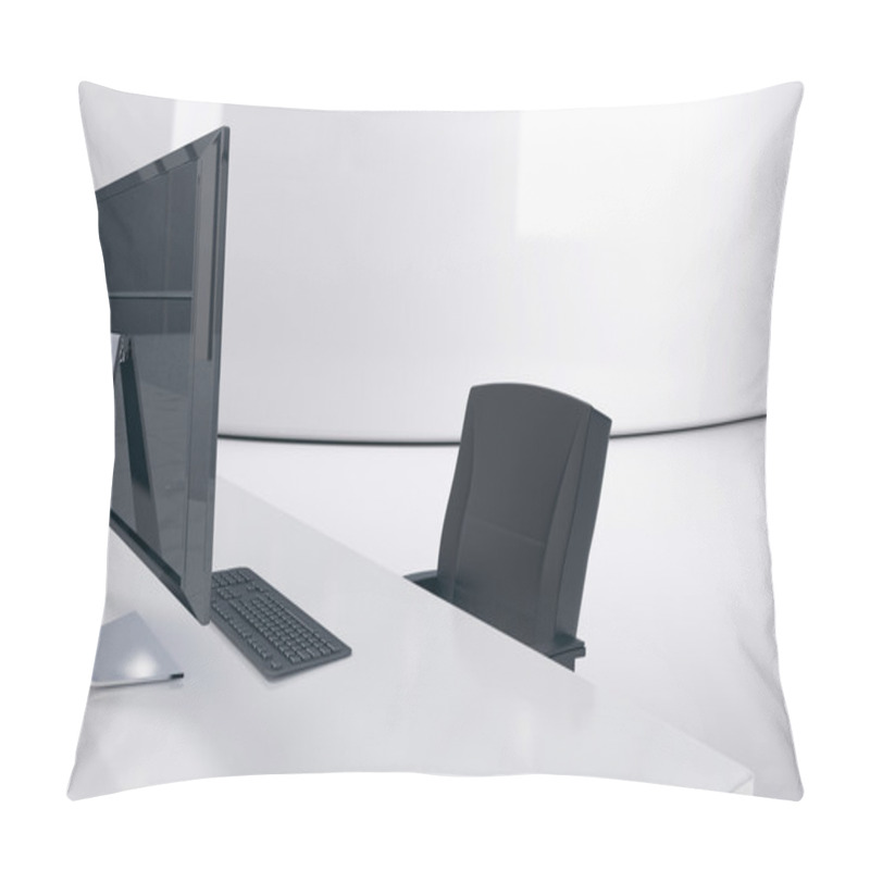 Personality  Office Furniture In White Room Pillow Covers