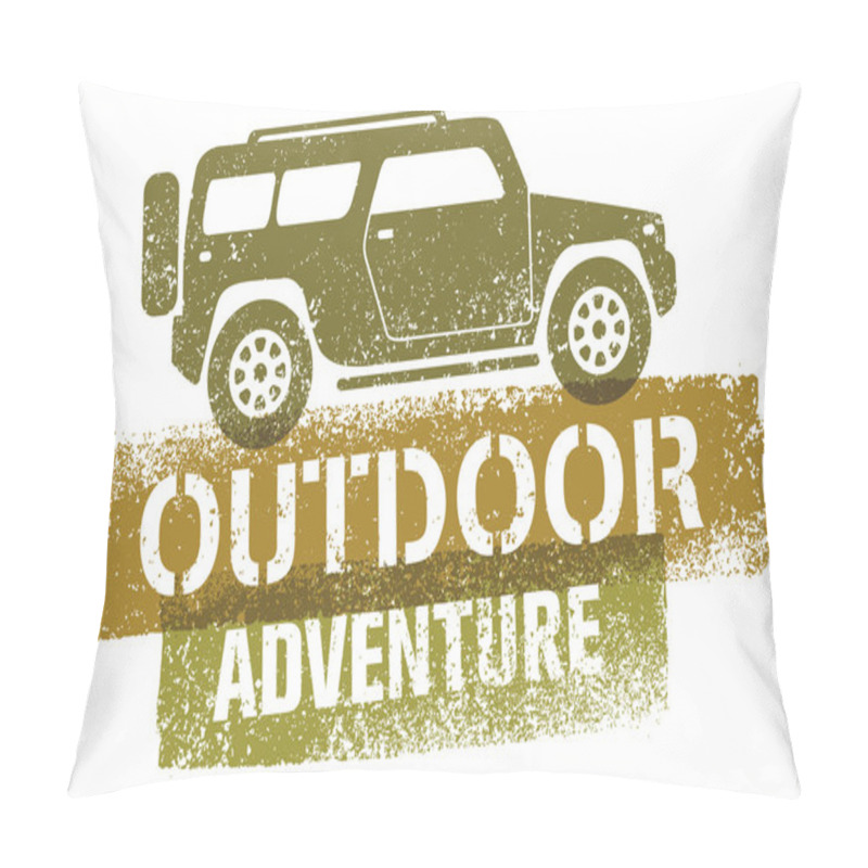 Personality  Off Road Car Outdoor Adventure Pillow Covers