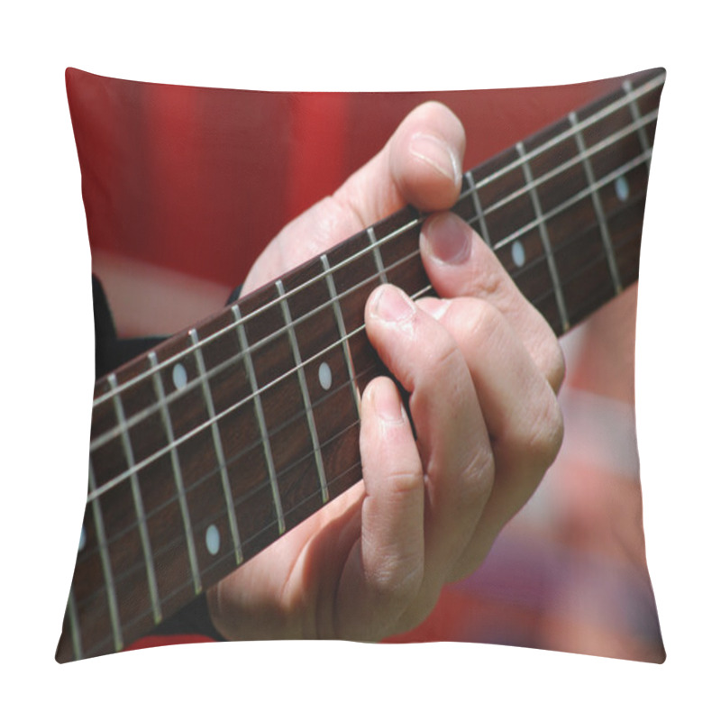 Personality  Guitarist Plays Pillow Covers