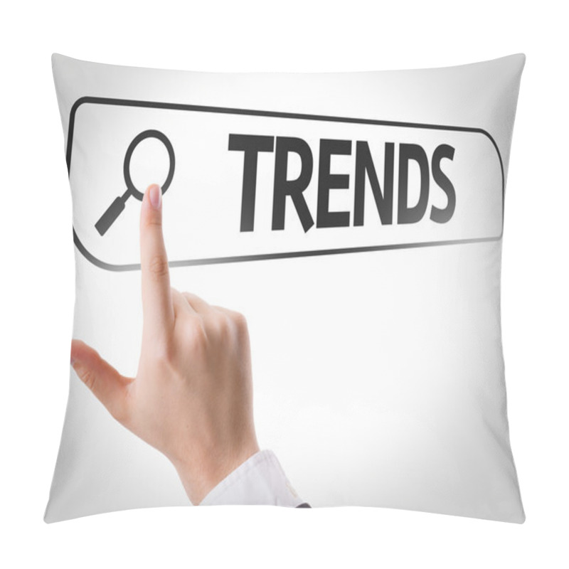 Personality  Trends Written In Search Bar Pillow Covers