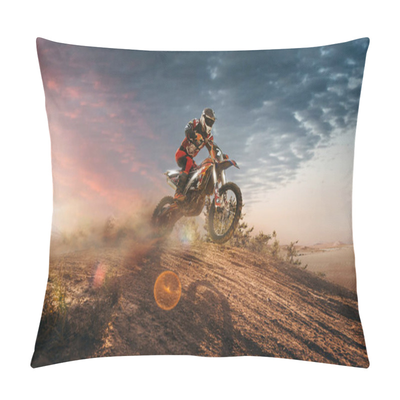 Personality  Moto Freestyle. Motorcycle Stunt Rider  Pillow Covers