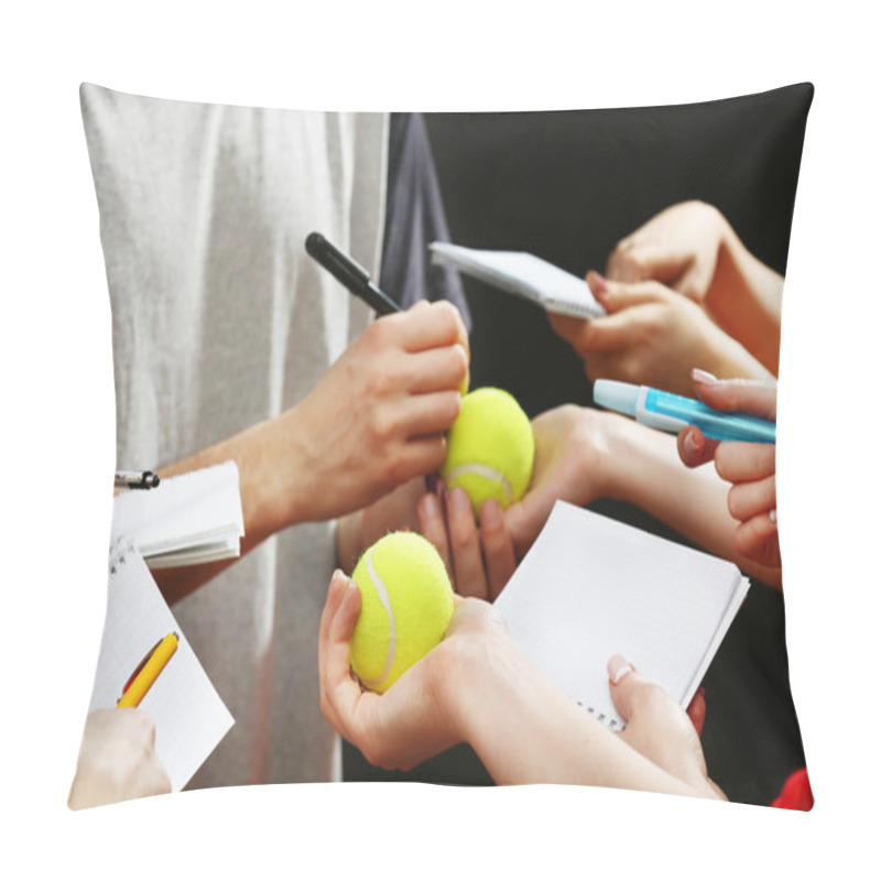 Personality  Sportsman Signing Autograph Pillow Covers