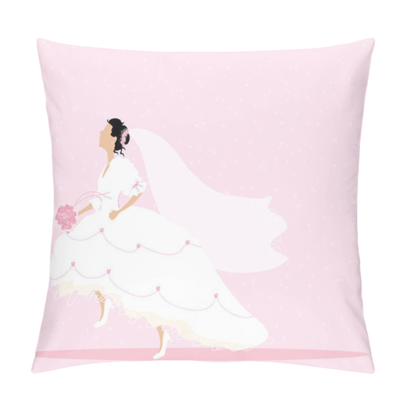 Personality  Bride Running Pillow Covers