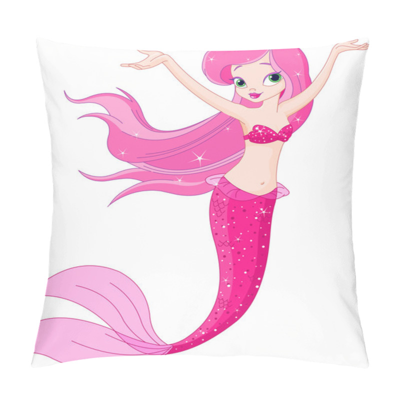 Personality  Mermaid Girl Under The Sea Pillow Covers