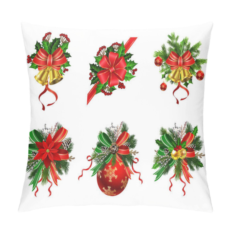 Personality  Christmas Festive Decoration From Christmas Tree Branches Pillow Covers