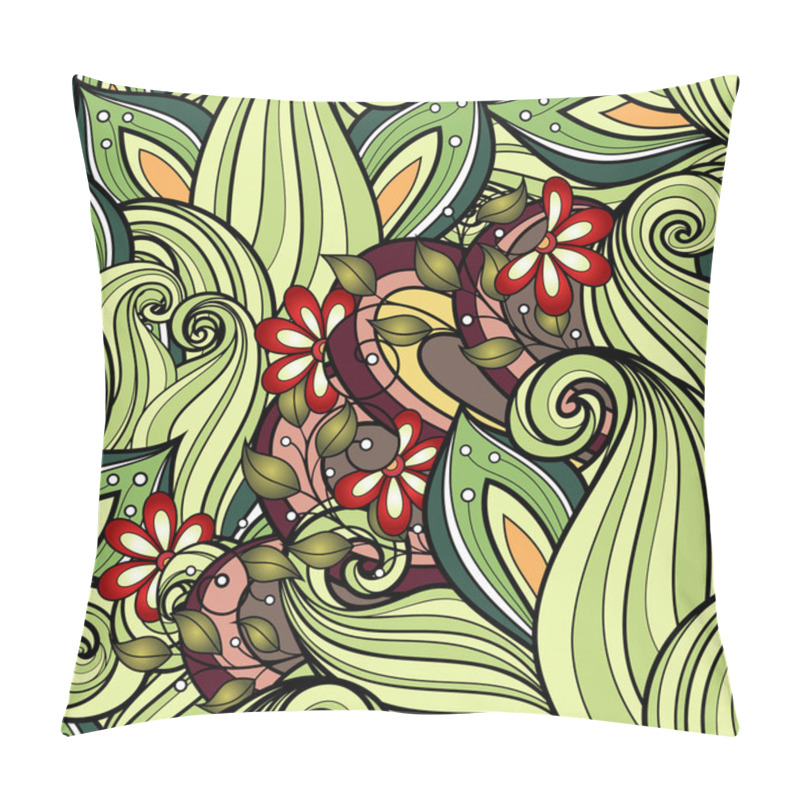 Personality  Texture With Flowers Pillow Covers