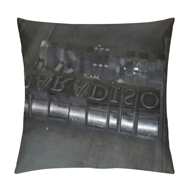 Personality  Typography, Job-press Pillow Covers