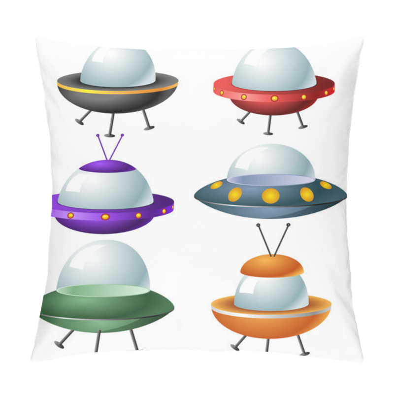 Personality  Cartoon Ufo Set Pillow Covers