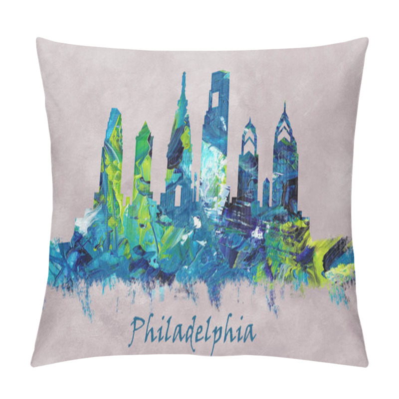 Personality  Philadelphia City In Pennsylvania, Skyline Pillow Covers