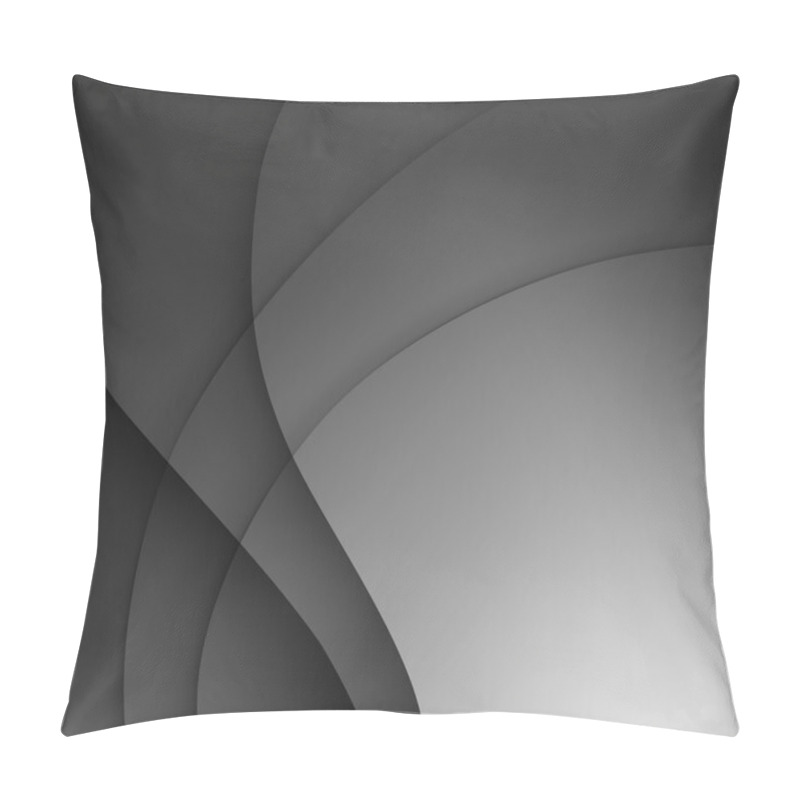 Personality  Dark Gray Elegant Business Background. Pillow Covers