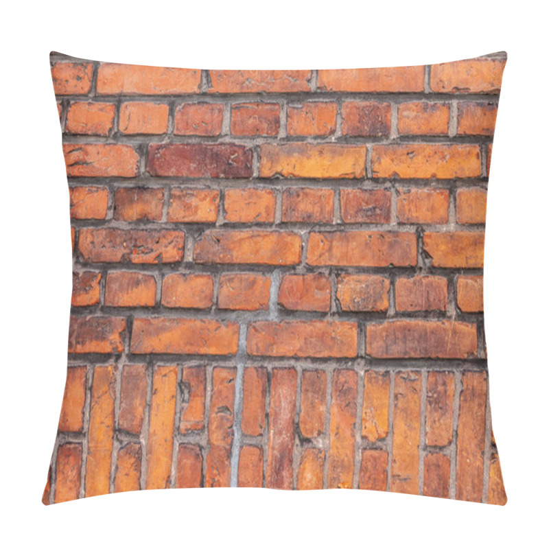 Personality  Full Frame Of Empty Brick Wall Background Pillow Covers