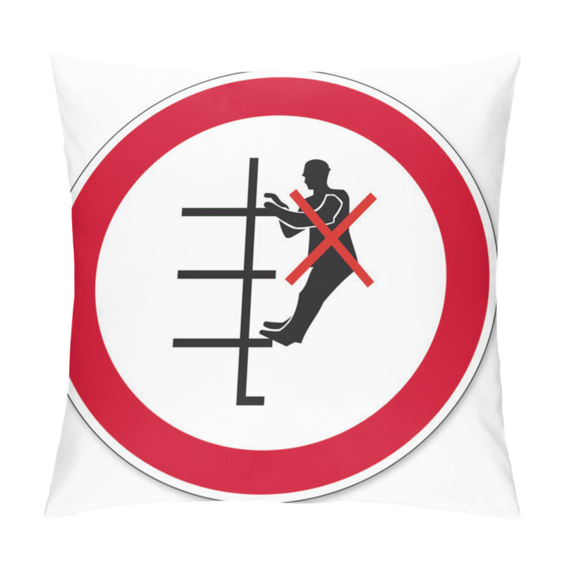 Personality  Prohibition Signs BGV Icon Pictogram Shelving Board Prohibited Pillow Covers