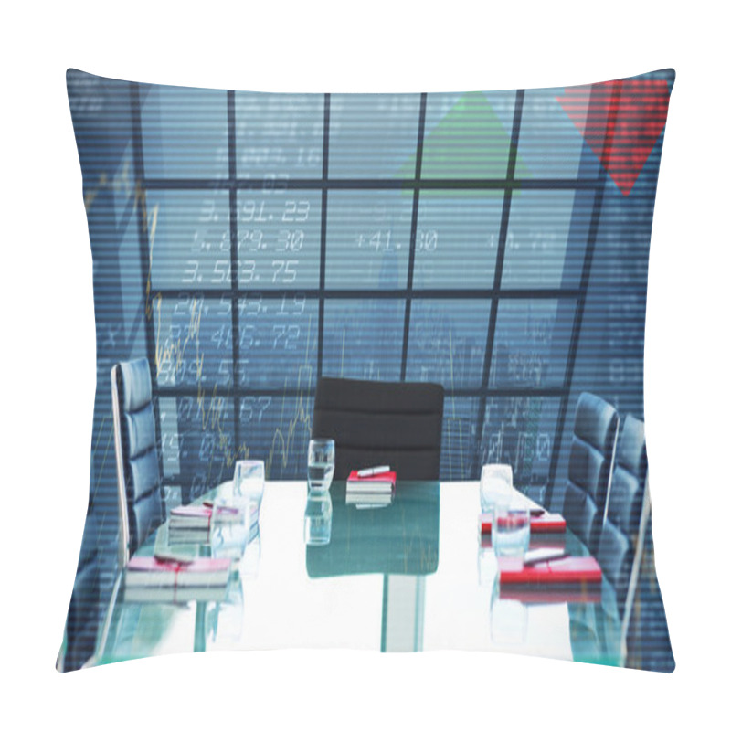 Personality  Composite Image Of Boardroom  Pillow Covers