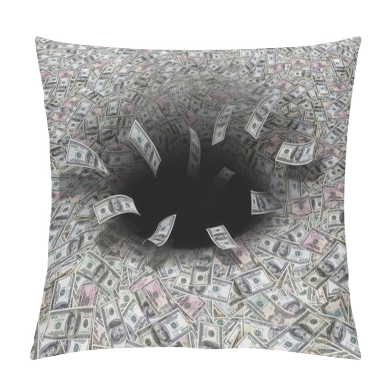 Personality  Money Black Hole Pillow Covers