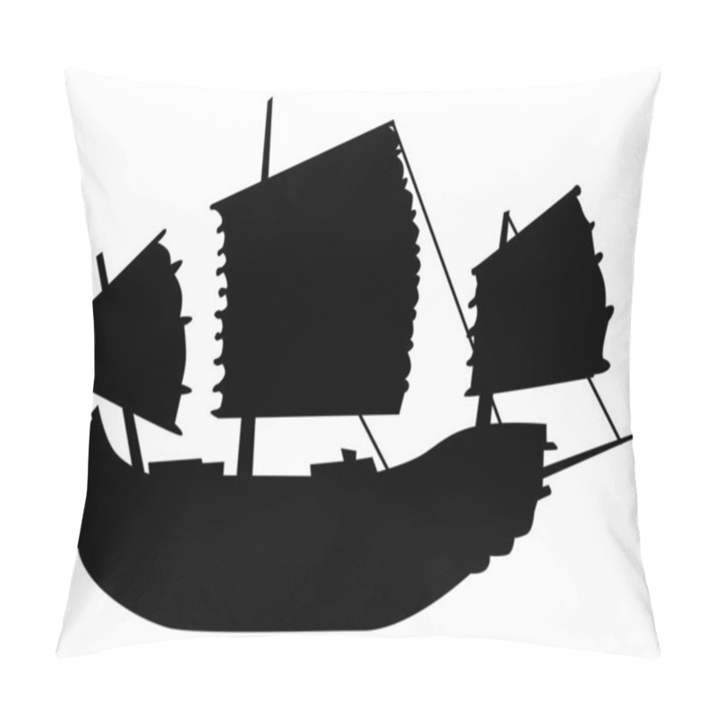 Personality  Old Sailing Ship Pillow Covers