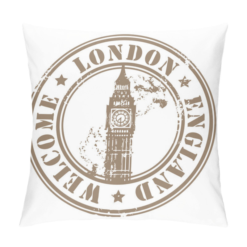 Personality  London, England Stamp Pillow Covers