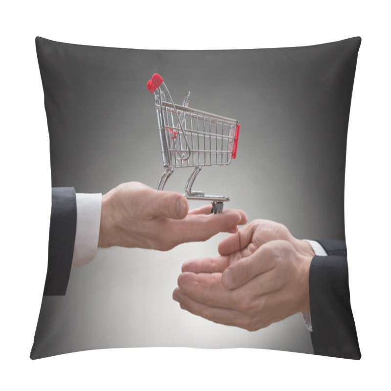 Personality  Hands With Shopping Cart Pillow Covers