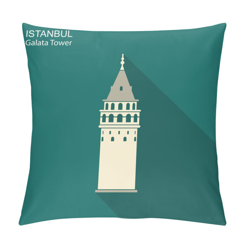 Personality  Topkapi Palace, Gate Of Salutation, Istanbul, Turkey. Flat Icon Pillow Covers