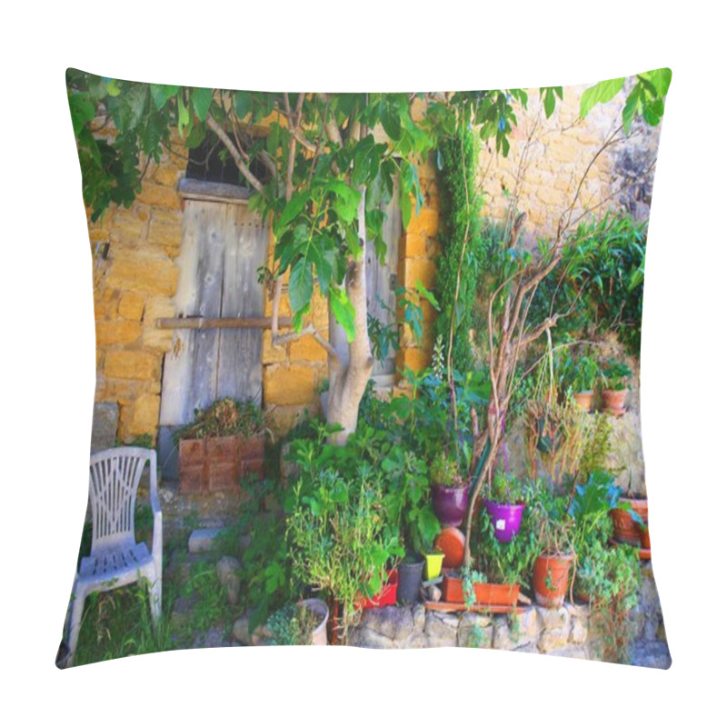 Personality  The Charming Village Of Ansouis In Provence Pillow Covers