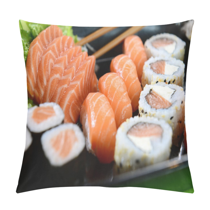 Personality  Japanese Food - Sushi And Sashimi Pillow Covers