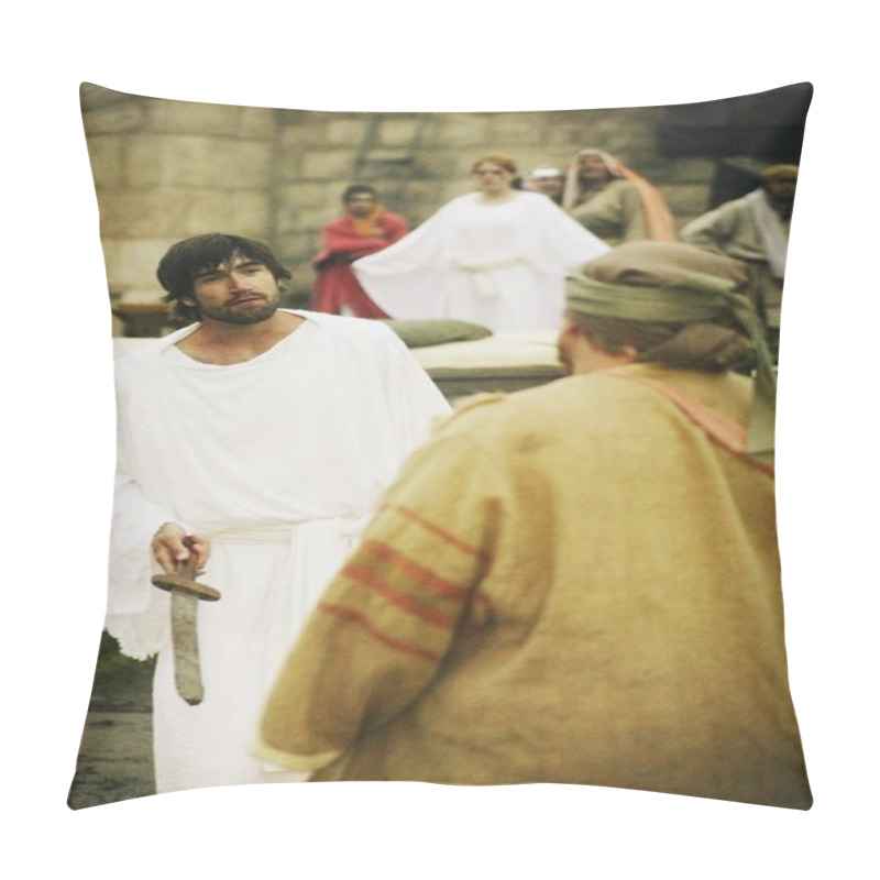 Personality  Jesus Talking To Disciple Pillow Covers