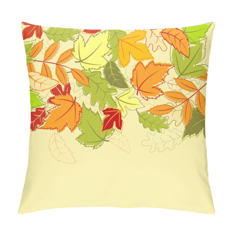 Personality  Autumn Background Pillow Covers